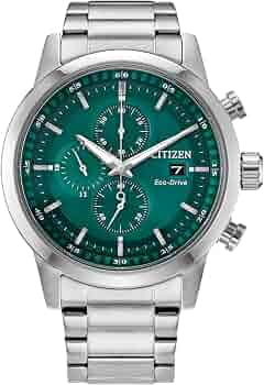Amazon.com: Citizen Men's Eco-Drive Sport Casual Watch, Silver